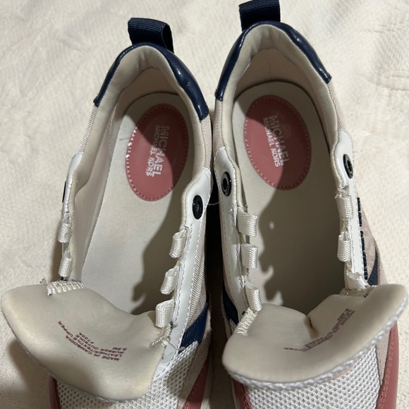 Michael Kors Allie Stride Trainer Sneaker Dusty Rose Size 5.5 - Picture 6 of 8